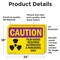 Signmission Radiation & Laser Sign, 18 in H x 24 in W, Vinyl Decal, Rectangle OS-2PACK-CR-D-1824-L-10168 - alternate 2
